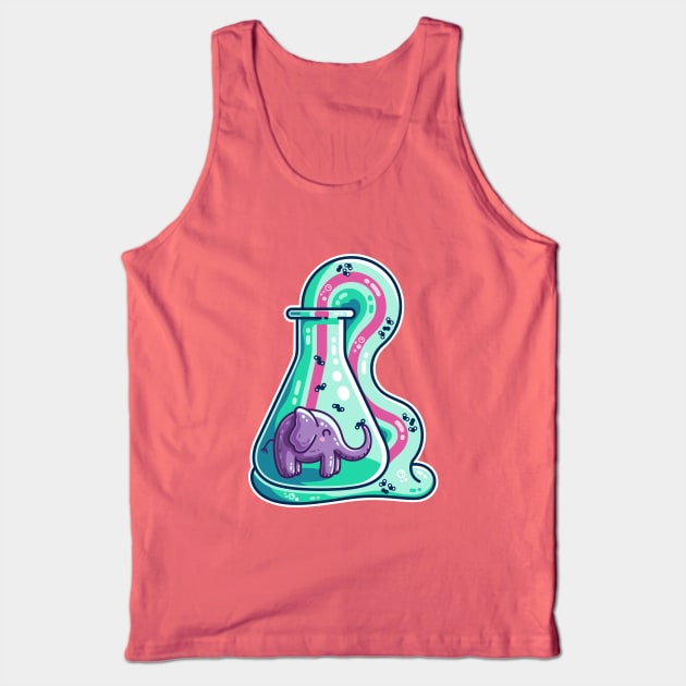 Elephant Toothpaste Chemistry Experiment Tank Top by freeves